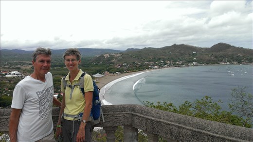 San Juan del Sur - views down onto bay