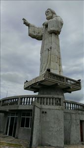 San Juan del Sur - Jesus Statue on headland: by jugap, Views[365]