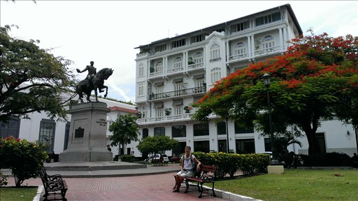 Park - old city - Panama city