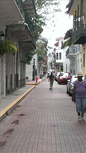 Streetscape - old city - Panama city