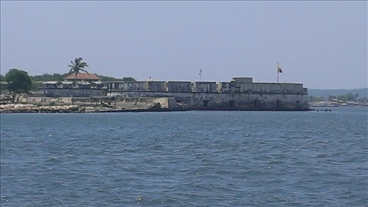 Coming into Cartagena