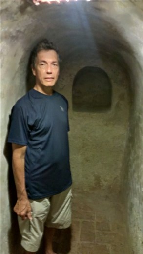 Inside Fort tunnel - Cartagena