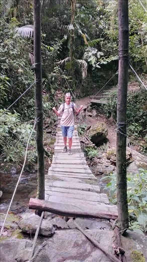Bridge crossing - Valle de Cocora