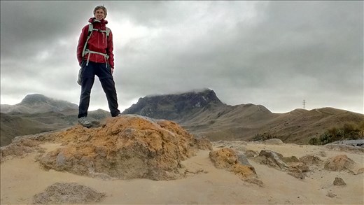 View from Volcan Pichincha above Quito