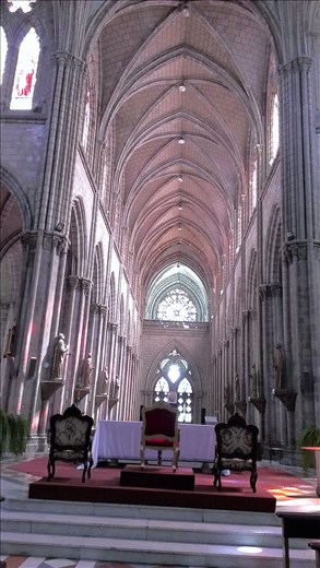 Inside La Basilica church - Quito