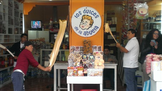 Banos - making sweets