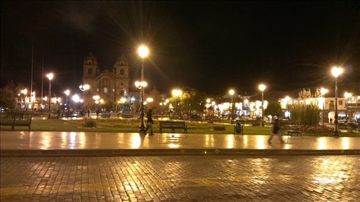 Plaza de Aramas - Cusco - by night