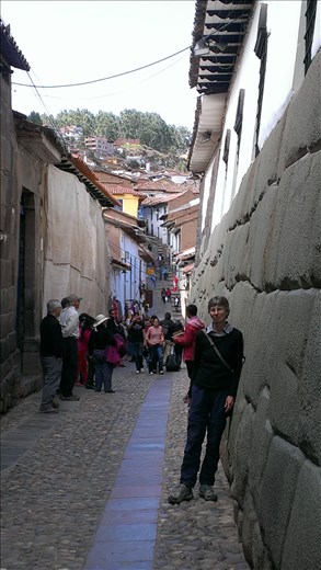 Building with inca construction as base - Cusco