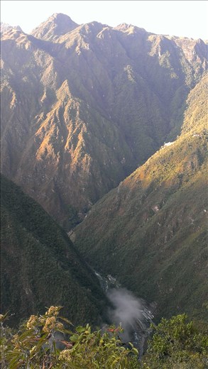 View along inca trail