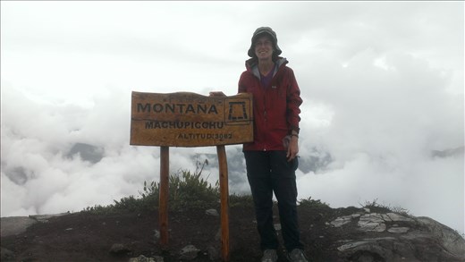 On top of Machu Picchu Mtn - day 2