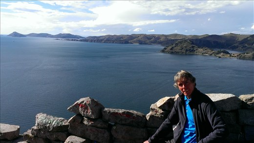 Copacabana - lake view from Hillside above hostel