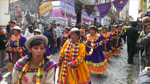 La Paz - artisan parade