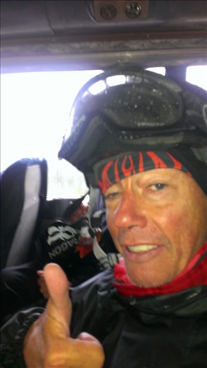 DRBR - Post tarmac ride - very cold and wet