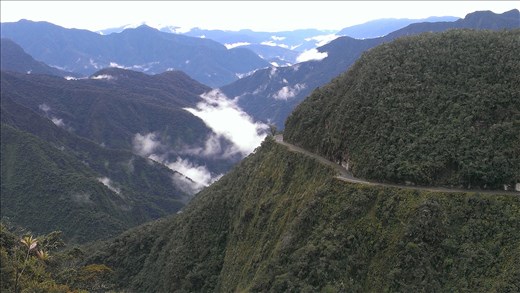 DRBR - View of part of road on mountainside