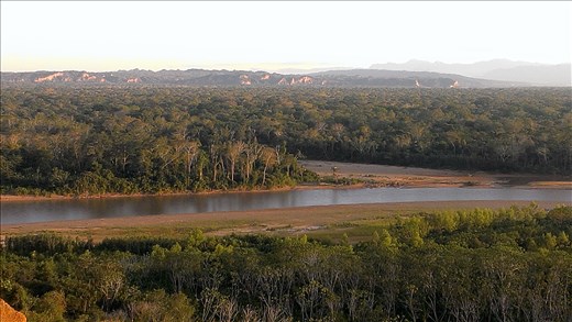 Jungle - late afternoon view from cliff