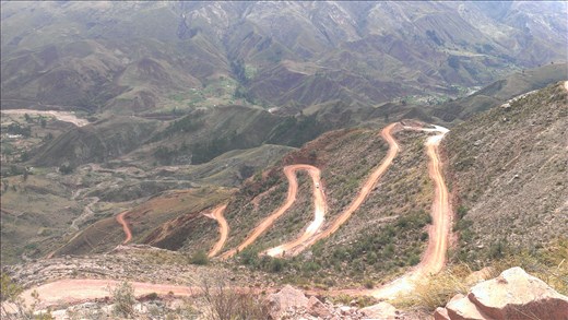 Sucre - view from roadside coming back from tour
