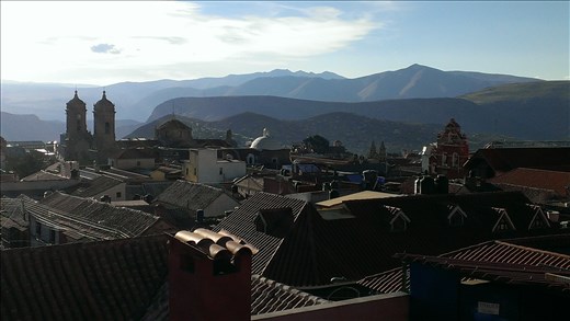Potosi - view from top of hostel