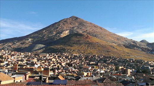 Potosi - view from top of hostel
