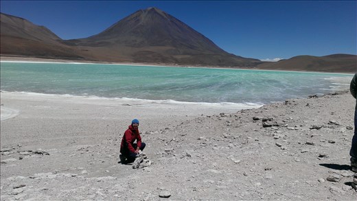 SFT - Day 2 - Laguna Verde - green due to arsenic in water