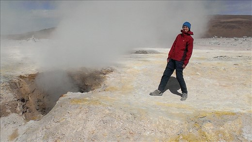 SFT - Day 2 geyser - very noisy steam one