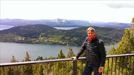 View from lookout - Bariloche