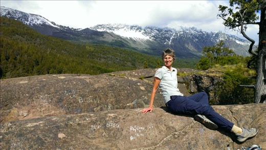 El Bolson - view from lookout 