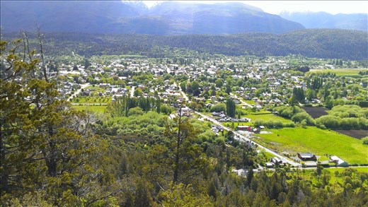 El Bolson - view from lookout