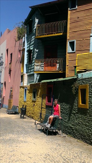 Caminito area of La Boca - Buenos Aires