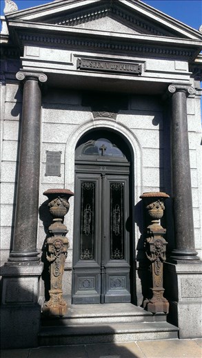 Recoleta Cemetery - sarcophagus