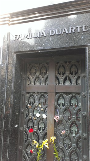 Recoleta Cemetery - sarcophagus