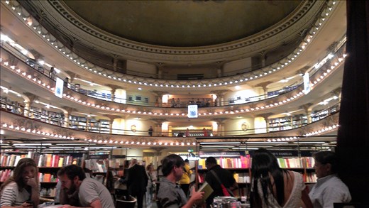 Inside an old restored theatre now a bookshop - Buenos Aires