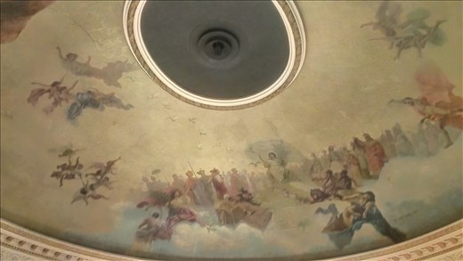Ceiling of restored theatre - Buenos Aires