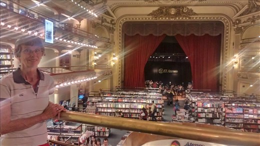 Inside an old restored teatre now a bookshop - Buenos Aires