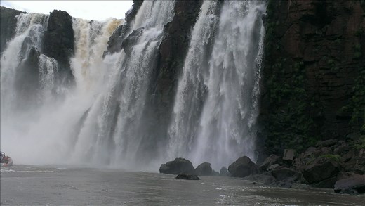 Iguazu Falls - water level