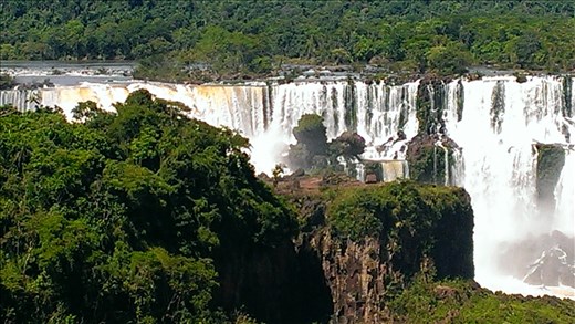 Iguazu Falls - overview on Brazilian side
