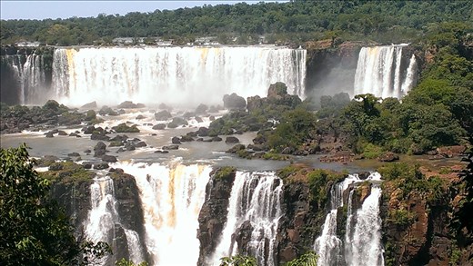 Iguazu Falls - overview Brazilian side