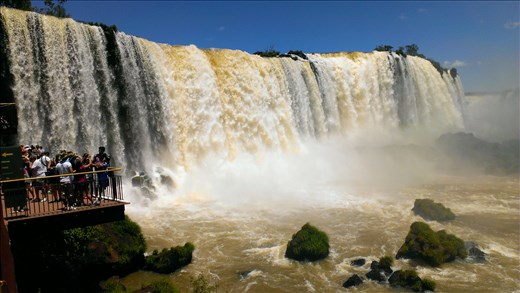 Devil's Throat area of Iguazu Falls