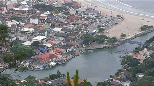 Hilltop view of area near Bacca da Lagoa