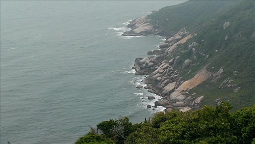Hilltop view of area near Bacca da Lagoa
