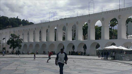 Rio de Janeiro - Lapa arches - part of an old aqueduct