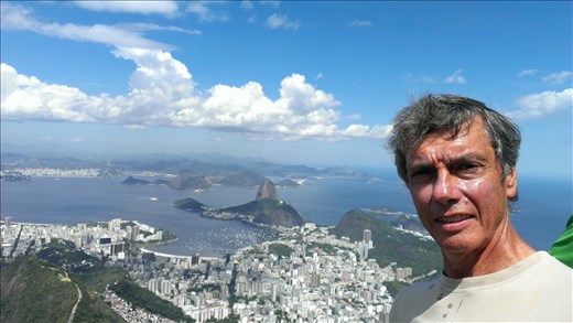 View from top Cristo Redentor