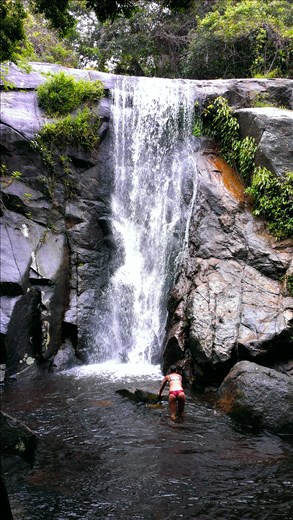 Ilha Grande - waterfall near Abraao