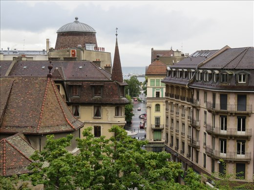 Geneva - view from hillside park