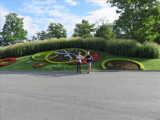 Geneva - the famous Flower Clock in English Garden