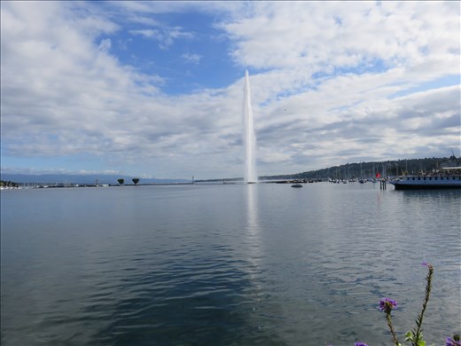 Geneva - Jet D'Eau - from lakeside