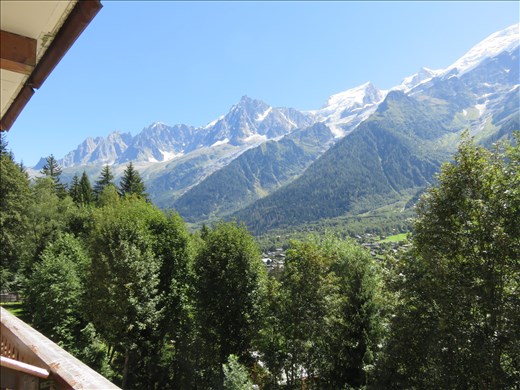 Les Houches,France - our first view of the Alps - walk eve - approx 8pm
