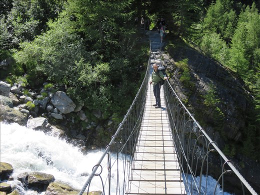 A water crossing along track ( further upwards)