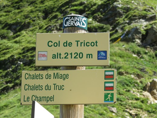 Crossing over our next pass to finally begin descending