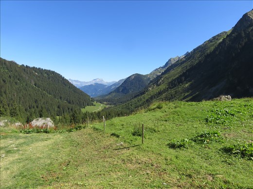 Views after ascent from Les Contamines