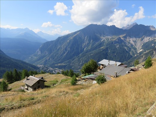 Rest stop on a down slope